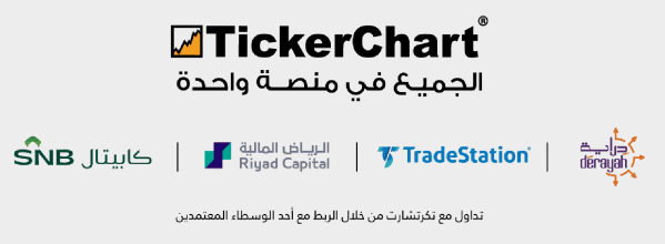 التداول مع الوسيط - تكرتشارت التداول مع الوسيط - تكرتشارت